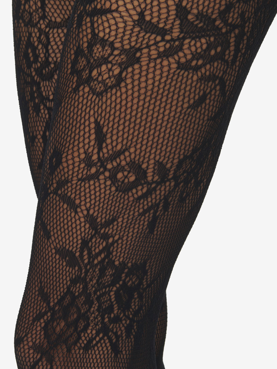 ALEXANDER MCQUEEN - Floral Lace Tights - Item 8467703400Q9200